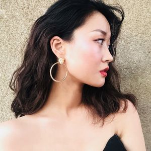 Leopard Head Hoop Earrings